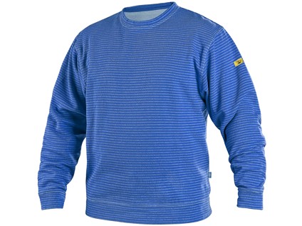 Mikina CXS DENALI, ESD antistatická, středně modrá, vel. 2XL